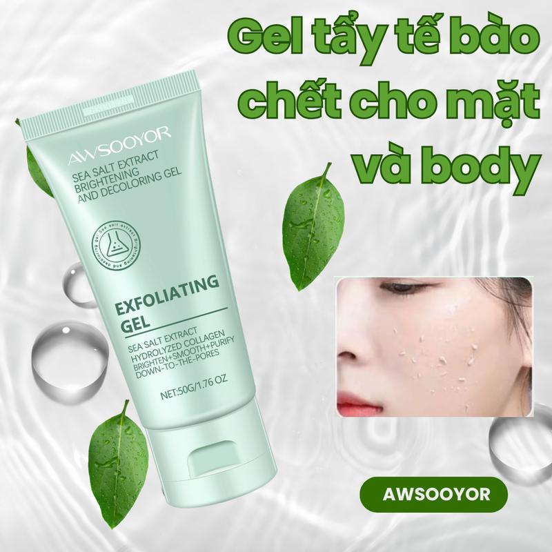 【3pcs  59,000₫  Chlorella Exfoliating dành cho mặt tẩy tế bào chết Kiểm soát dầu Làm sạch sâu Tẩy tế bào chết thu nhỏ lỗ chân lông Tươi mới | Phù hợp với mọi loại da
