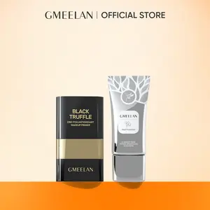 GMEELAN SET Black Truffle Zinc Pca Long-Lastingfoundation Stick+ Glabridin Pearl Peptide Brightening Sunscreen Spf50+ Pa++++