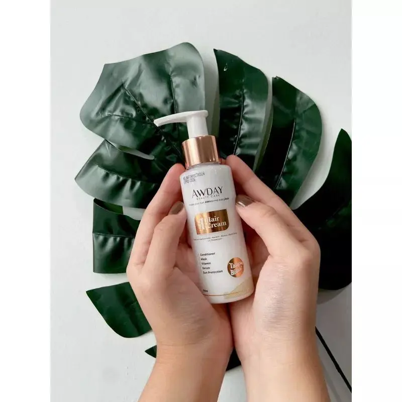 AWDAY 3in1 Shampo serum Paket Shampo + Kondisioner Perawatan Rambut Kering dan Rusak Awday Biotin Wangi 2