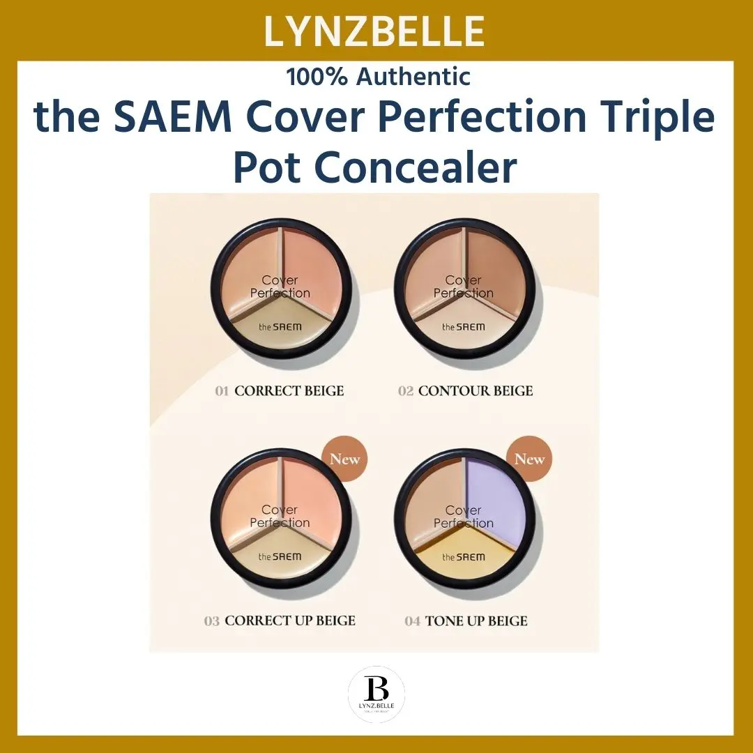 [the SAEM] Cover Perfection Triple Pot Concealer