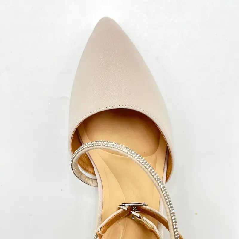Laviola 4702 HSS - Sepatu High Heels Wanita Tinggi 6 cm Beige dan Khaki Sandal 5