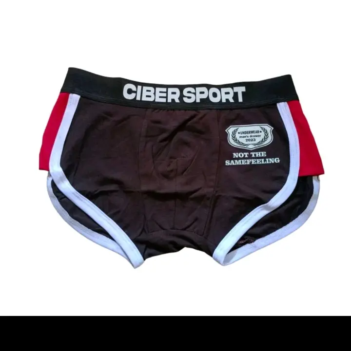 PAKET HEMAT!!! 6pcs BRIEF PRIA - celana dalam viral -  Boxer Cowok Nyaman Lembut Katun Dewasa Pendek Karet 8