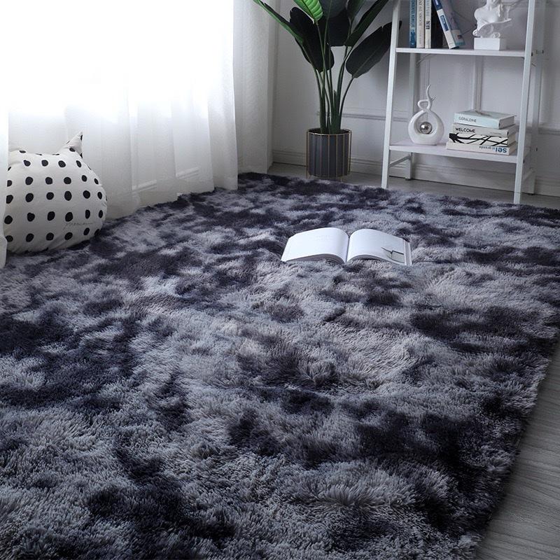  Thảm lông trải sàn thảm lông decor trải phòng khách phòng ngủ thảm trải bàn trà sofa đủ kích thước 1m,1m6,1m8,2m 