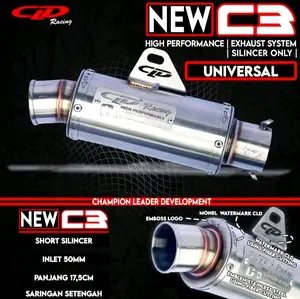 MURAH!!!!Knalpot racing CLD C3 NEW series silencer all Motor