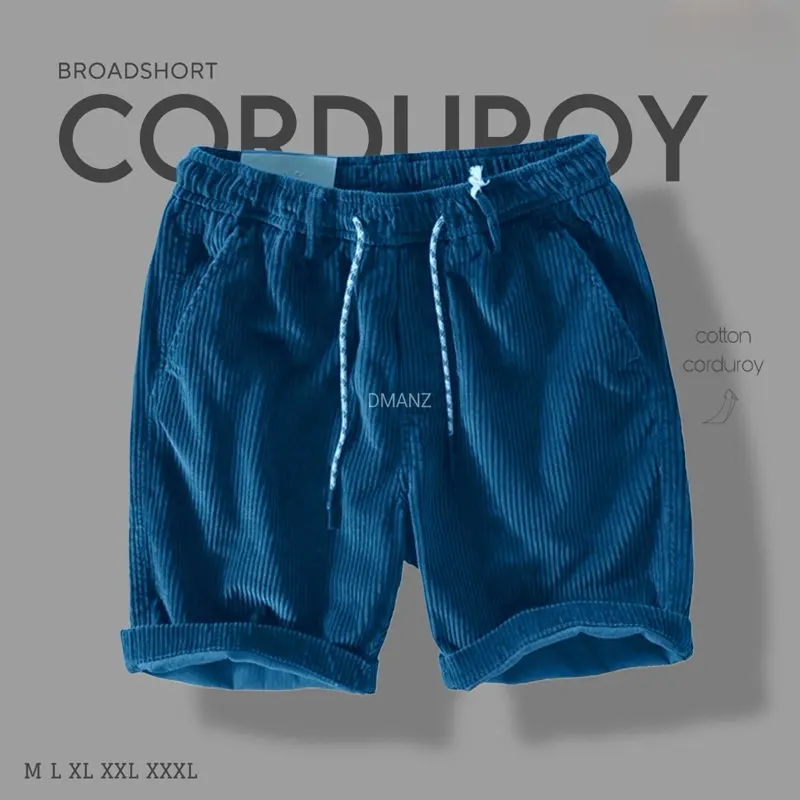 Celana Pendek Corduroy Premium Pria Casual Santai Nyaman Lembut Surfing Distro Chino Katun Shorts Melar 3