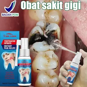 Obat sakit gigi semprot semprotan pereda nyeri obat sakit gigi berlubang obat sakit gigi berlubang ampuh 30ml Obat sakit gigi anak obat sakit gigi gusi bengkak cepat perawatan mulut pereda cacing gigi Semprotan Pereda Nyeri [J72]