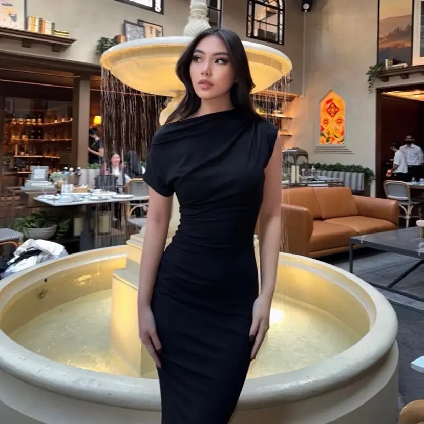 LASOLANGE - Chardonnae Dress / Dress Gaun Pesta Bodycon Wanita All Size