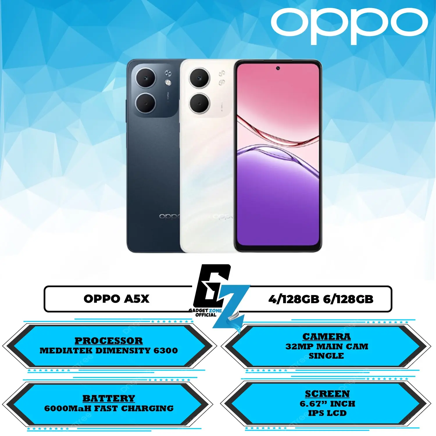 OPPO A5X 4GB 128GB - GARANSI RESMI