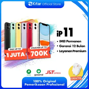 [Secondhand] iPhone 11 ex iBox Beacukai IMEI Permanen Garansi 12 Bln Kualitas Teruji Resmi FULLSET 64GB 128GB 256GB
