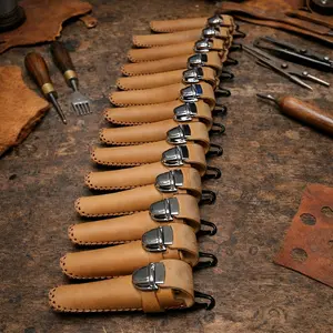 Sarkul Hand Made Kulit Sapi Asli Garut Max Dim 3cm Kancing Sodok Keren Nyaman