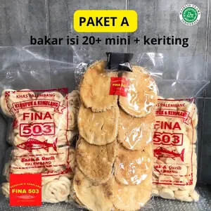 PAKET A (KEMPLANG BAKAR ISI 20 LONJONG + KERUPUK + MINI