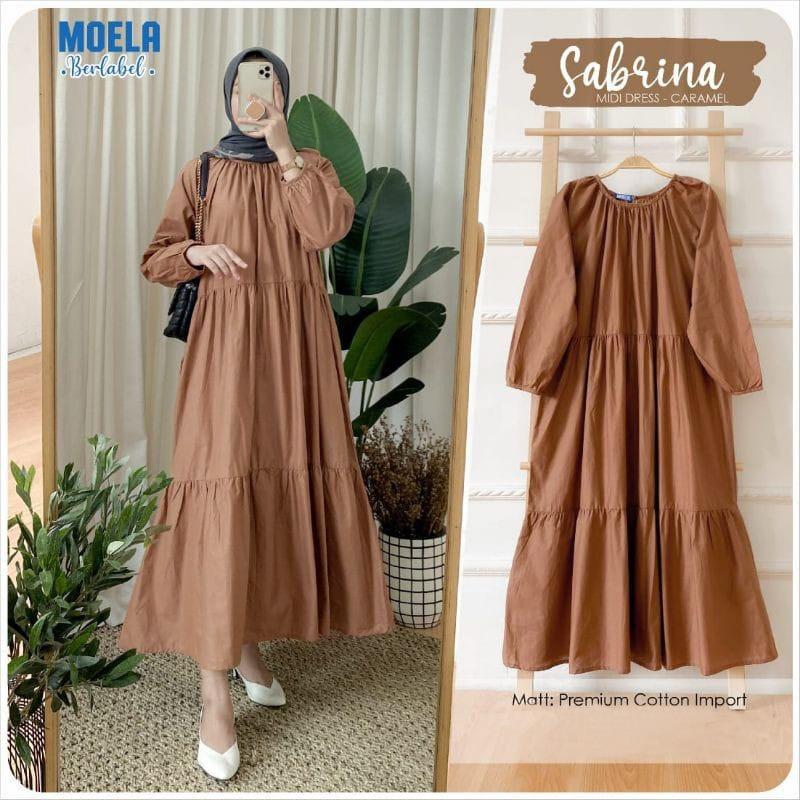 Sabrina Midi Dress  / Tunik Sabrina Atasan Wanita Polos 0