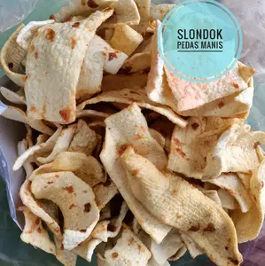 KRIPIK SLONDOK PEDAS MANIS Food Snack Keripik