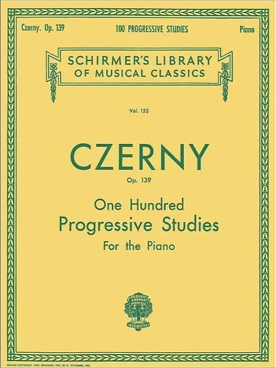 Buku Piano Czerny - One Hundred Progressive Studies Op.139
