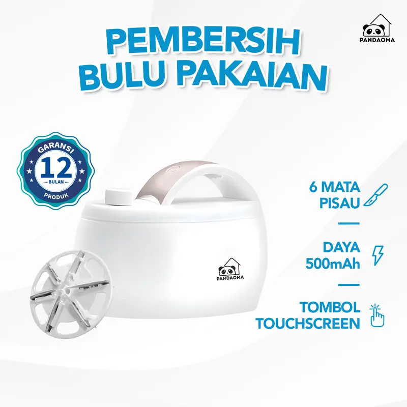 Pandaoma Lint Remover Portable Pembersih Bulu Pakaian 0