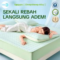 Gambar TUSEN DeepSleep Airy I Mattress Topper Cooling Sensation Memory Foam Bed Cover 90/120/160/180 - TUMT01 - 90x200 dari Tusen Cooling Dream Kab. Tangerang 1 Tokopedia