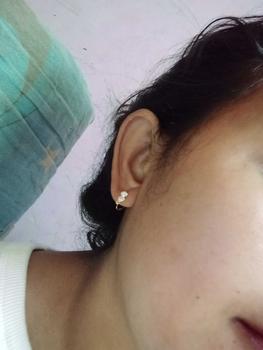 Product Review of Anting knip anak mata 2 harian tanaman from w**k s**i 2
