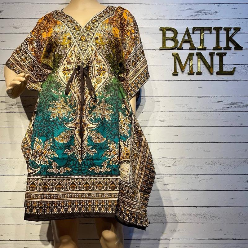 BATIKMNL MINI KAFTAN DRESS DASTER Summer Beach dress Polyester - TikTok ...