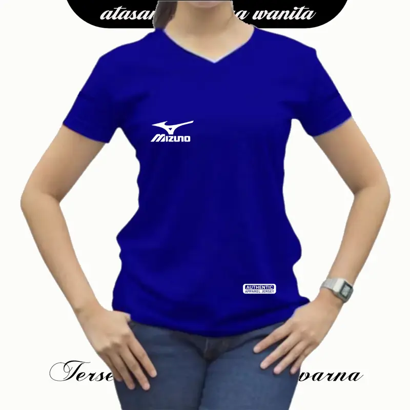 Baju Olahraga Atasan Wanita Lengan Pendek Kaos Jersey Dry Fit Running Zumba Lari Yoga Senam Fitness Volly Futsal Sport dll.. 2