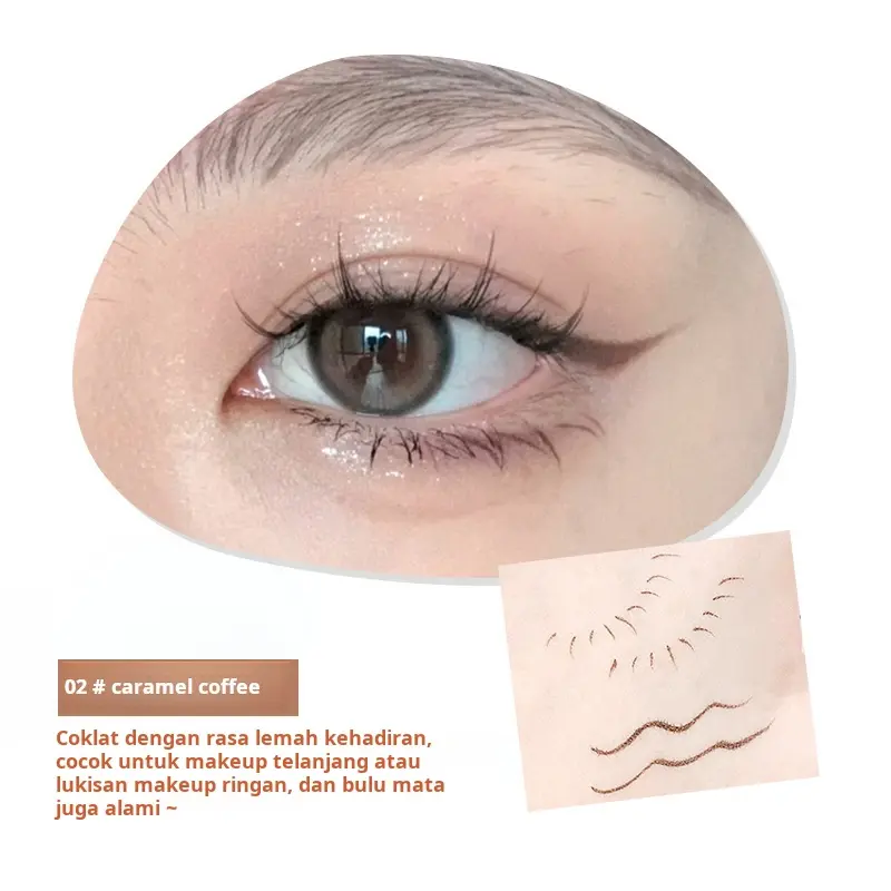 Eyeliner halus, tahan air, tahan keringat, halus dan mudah digunakan 4