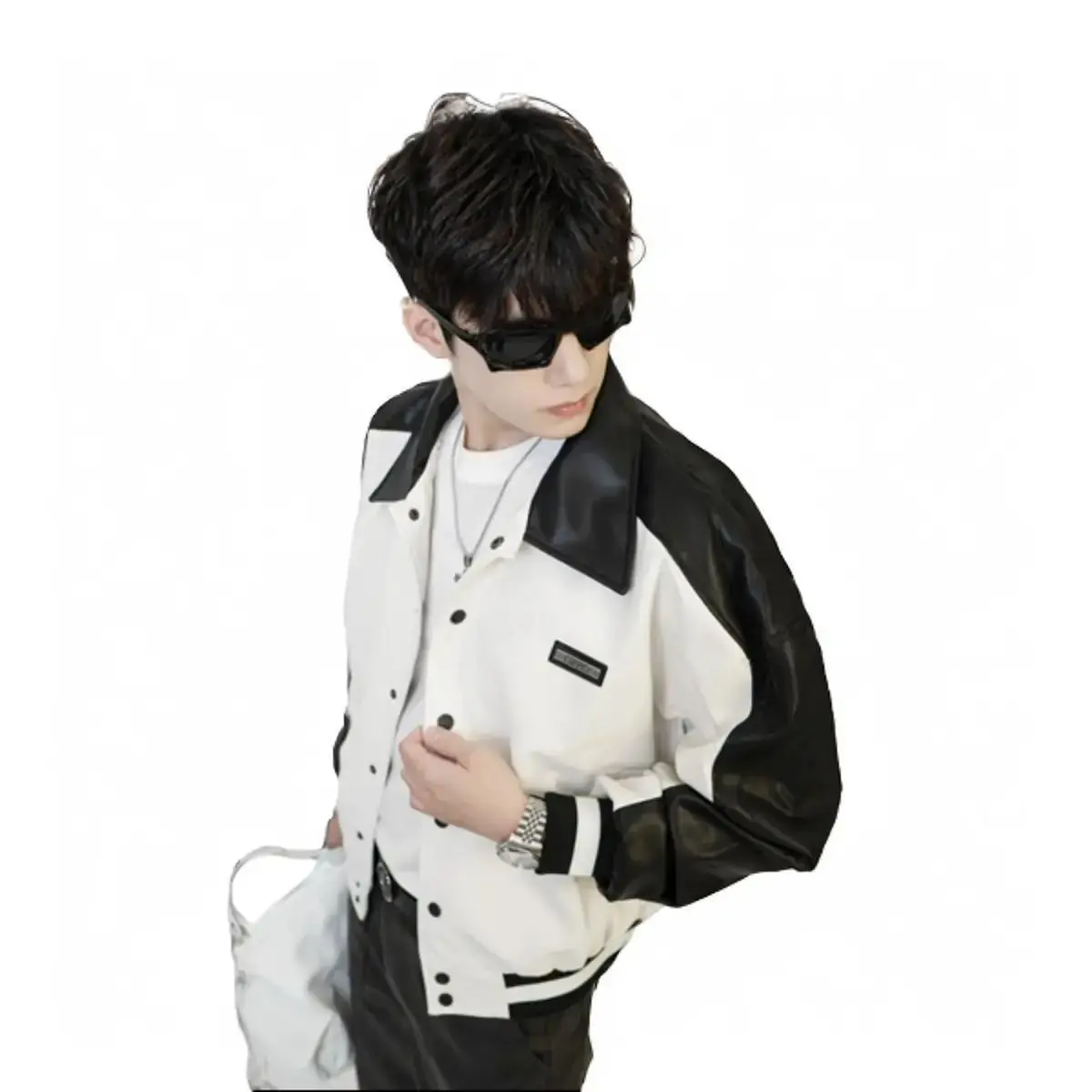 Jaket kulit Rock n Roll Fitt  Terlaris COD  BTW  keren leather  waterproof  pria Lembut Distro Casual