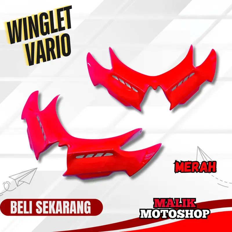 WINGLET VARIO ABS WINGLET VARIO 125 WINGLET VARIO 150 WINGLET VARIO LED OLD WINGLET VARIO LED NEW WINGLET MOTOR UNIVERSAL 4