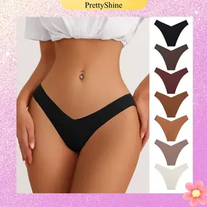 PS~CD1945 celana dalam wanita seamles V shape underwear bikini wireles tipis CD tanpa jahitan