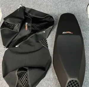 Kulit Jok Motor Sarung Jok Motor motif JAHIT SAMPING bahan copy mbtech/amplas pasir type motor vario scoopy beat supra pcx adv dan lain2