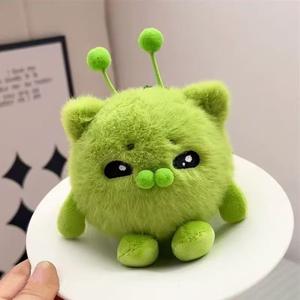 Juguete de peluche Alien Cat, figura de gato linda y adorable, adorno para bolso, regalo para fiesta de huevos, 1 pieza de animal relleno suave