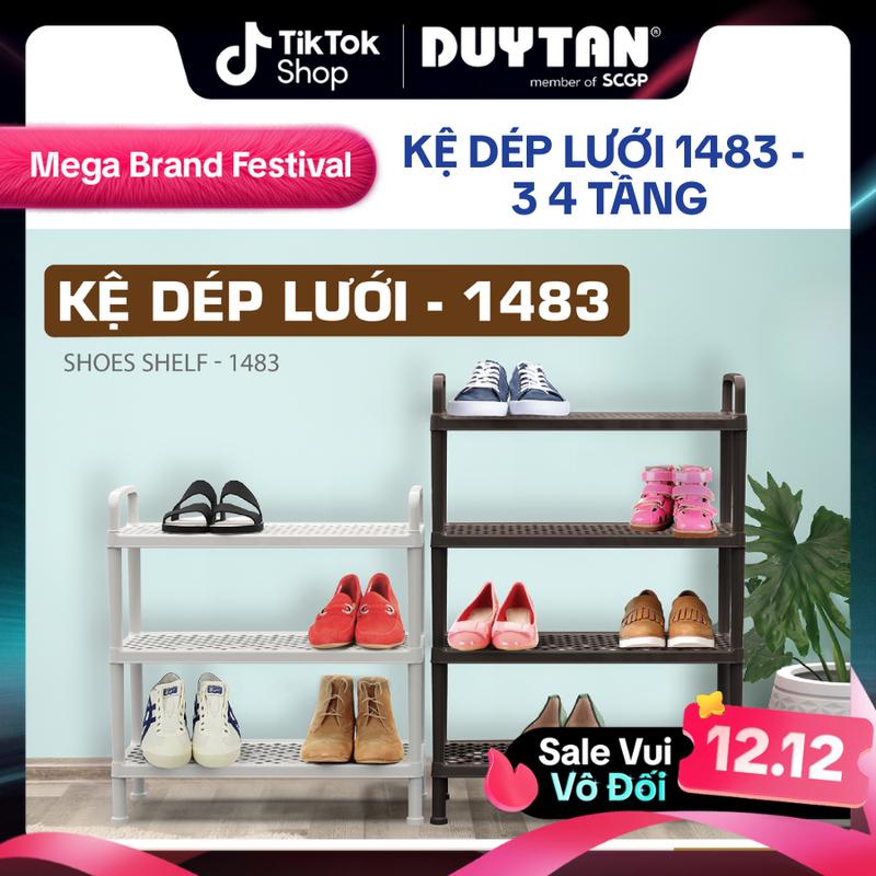   Campaign  Kệ Dép Lưới 1483 - 3T 4T DUY TÂN nhựa PP chứa được lên đến 10-12 đôi giày dép 