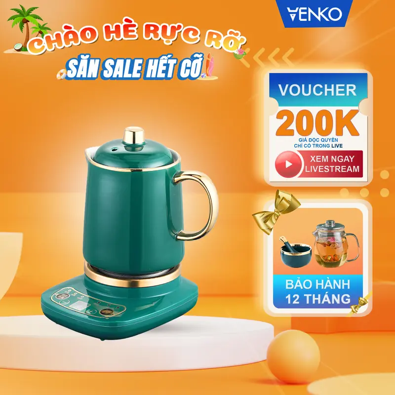 Cốc Chưng Yến, Cốc Hầm Đa Năng Kèm Thìa Bát Sứ Cùng Màu nồi nấu mini 500ml, 600ml, 800ml, hâm nóng, hãm, pha trà Máy Làm Sữa 0