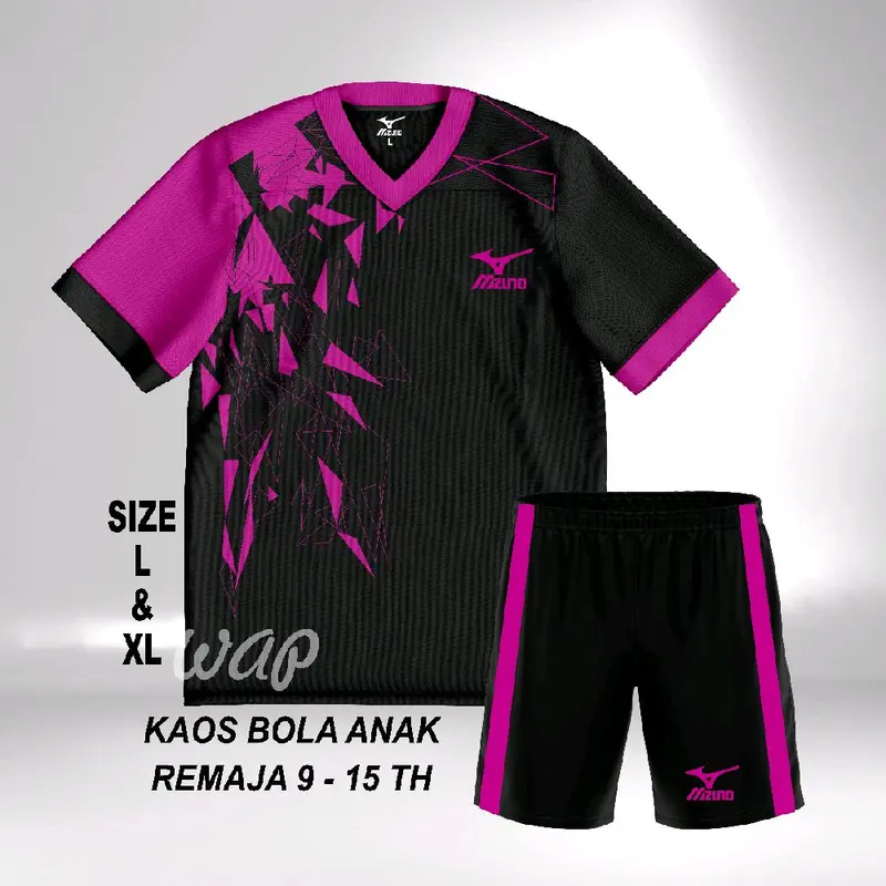 Setelan Baju Bola Anak Usia 8 - 15 Tahun DryFit Billabong Jamur Outdoor - Sport 2