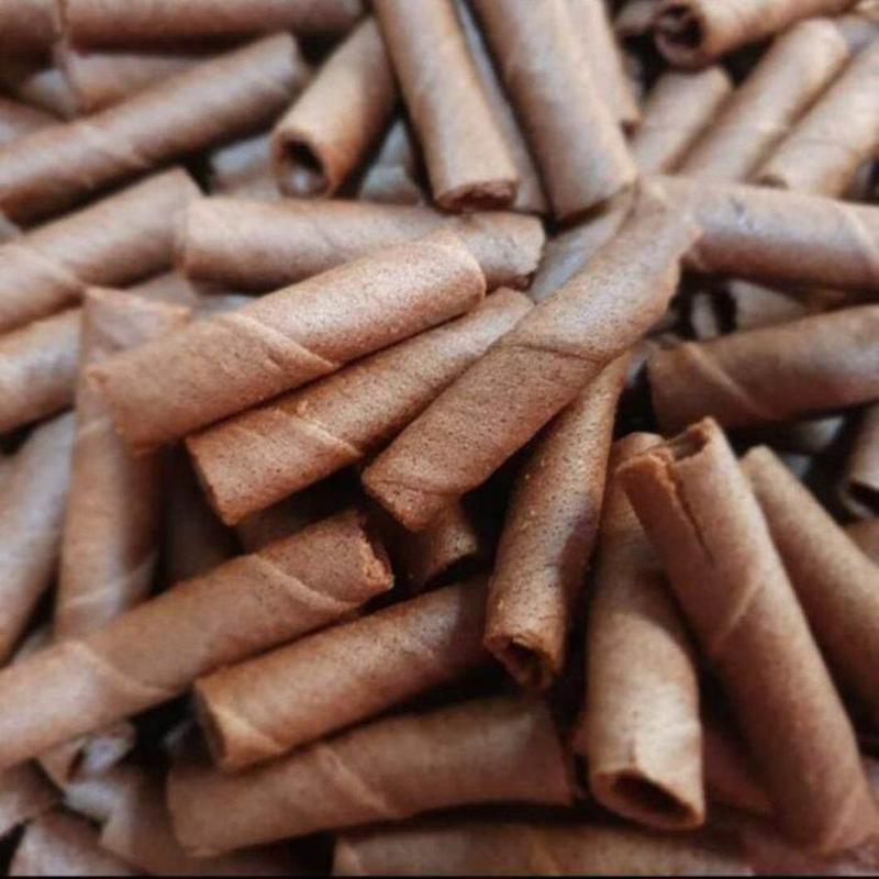 Astor Mini 1KG Murah Enak Renyah Astor Barcelona Wafer Rolls Kiloan Rasa Cokelat 1