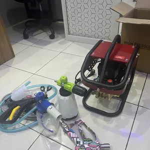 REAIM Alat Cuci Motor 500Bar, High Pressure Cleaner, JetCleaner Mobil, Mesin Cuci Mobil, Alat Pembersih Mobil.Mesin Cuci dengan Tekanan Tinggi, Alat Semprot Cuci MobilPembersih Mobil Jet, Alat Pembersih Tekanan Tinggi