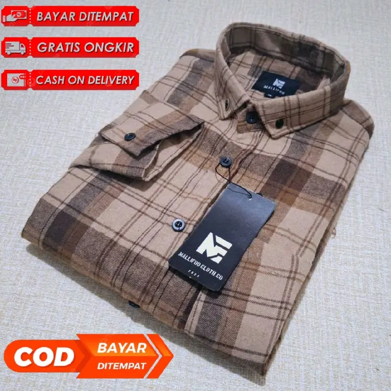 Baju Kemeja Lengan Panjang Premium Pria Wanita Motif Kotak Kotak Kekinian Hem Flanel Distro Cowok Casual Lembut Minimalist Pink ke meja 8