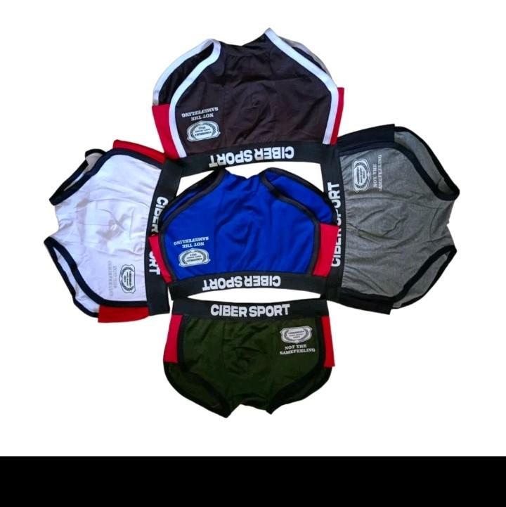PAKET HEMAT!!! 6pcs BRIEF PRIA - celana dalam viral -  Boxer Cowok Nyaman Lembut Katun Dewasa Pendek Karet 3