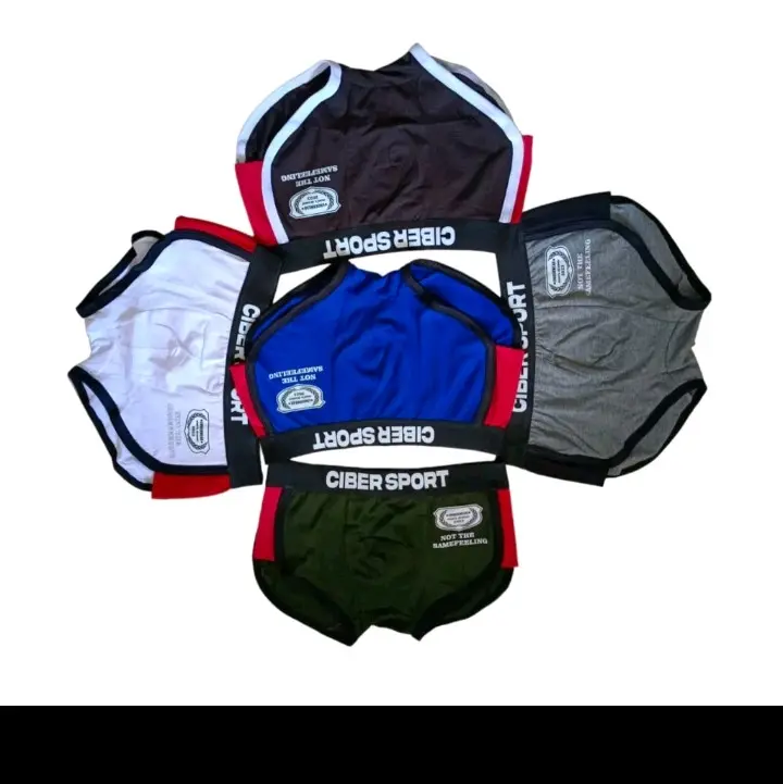 PAKET HEMAT!!! 6pcs BRIEF PRIA - celana dalam viral -  Boxer Cowok Nyaman Lembut Katun Dewasa Pendek Karet 2