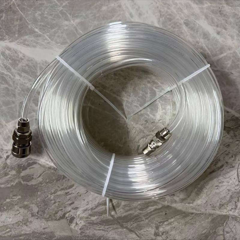 Dây Dẫn Hơi Khí Nén PU Phi 8 - Tặng Kèm Đầu Nối Hơi [Dài 10M,