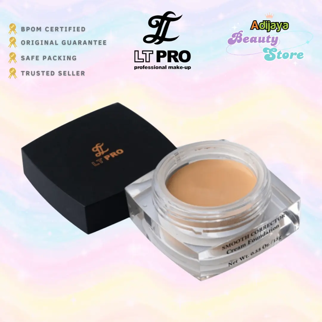 LT Pro Smooth Corrector Cream Foundation - Yellow Orange - Plum  Rose - Natural