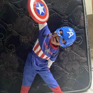 KOSTUM BAJU ANAK CAPTAIN AMERICA FREE TAMENG 3 IN 1 FREE TOPENG