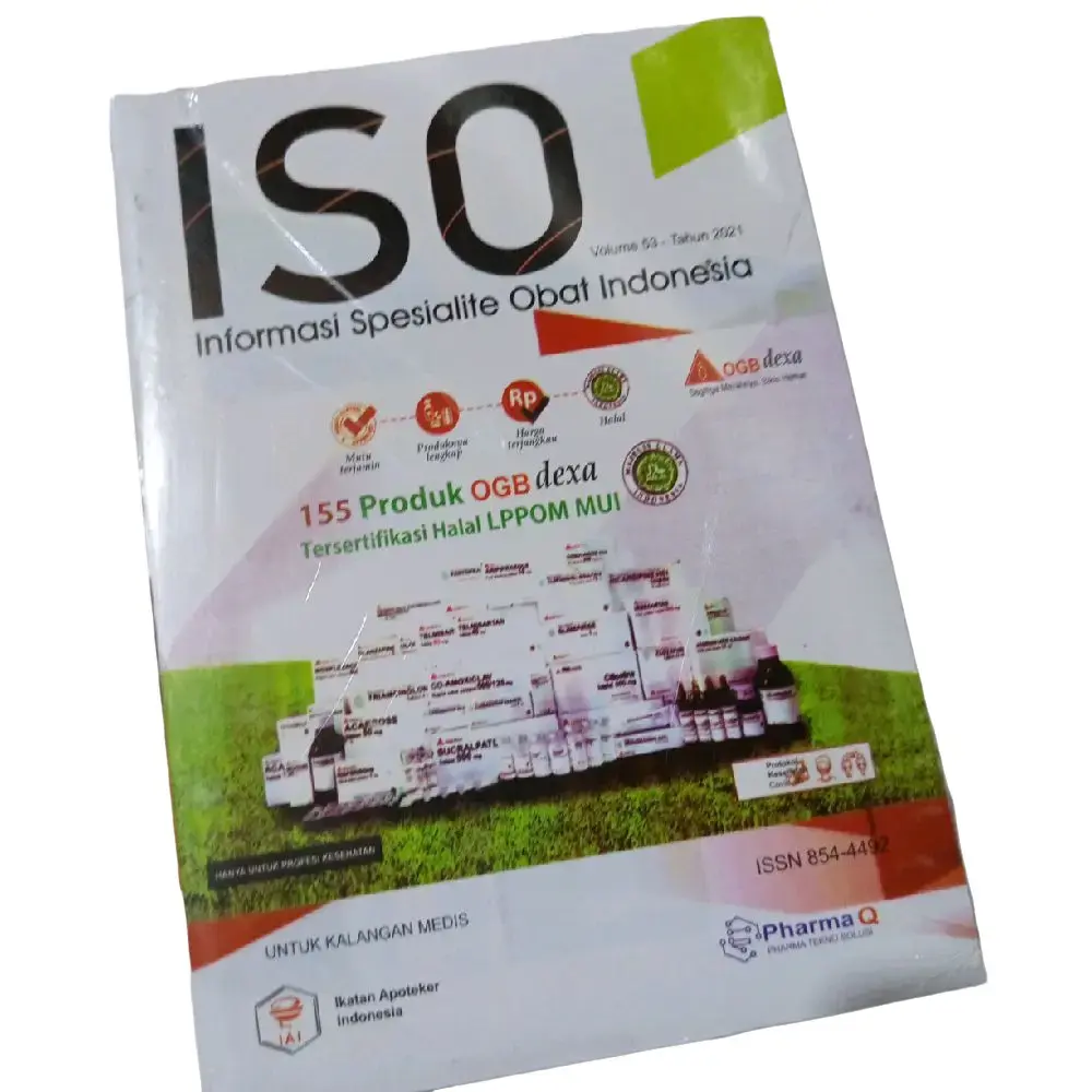 buku iso informasi spesialite obat Indonesia volume 53vtahun 2021