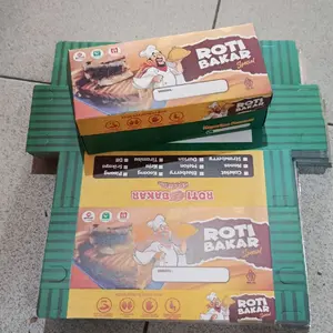 bungkus roti bakar full warna isi 100 laminasi foil