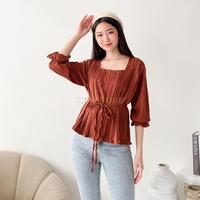 Gambar Cikistore - Aqila Top Atasan Blouse Wanita Baju Casual - Pink, All Size dari Cikistore_NEW Kota Administrasi Jakarta Timur 3 Tokopedia