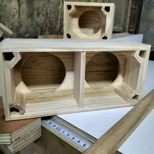 Box Speaker Planar Brewog Doubel 3inch bahan kayu jati belanda