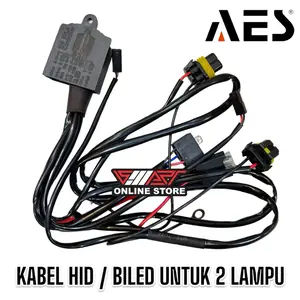 KABEL RELAY BILED HID UNTUK 2 LAMPU BULLAES