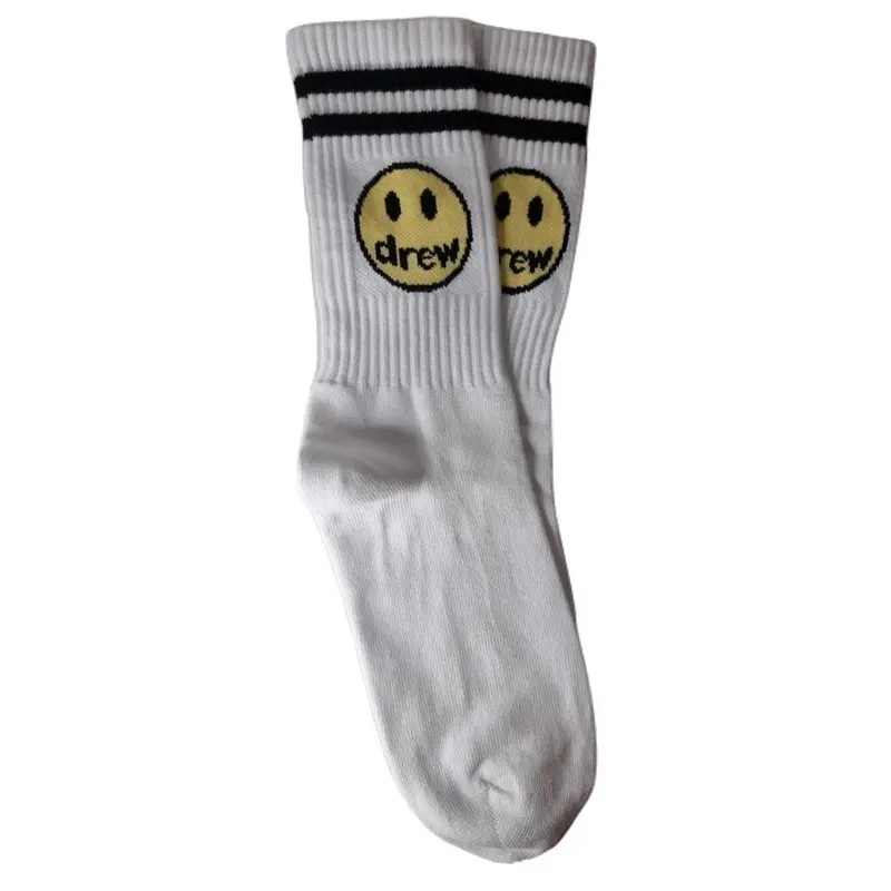Kaos Kaki Skate Old School Motif Drew Putih # 177 0