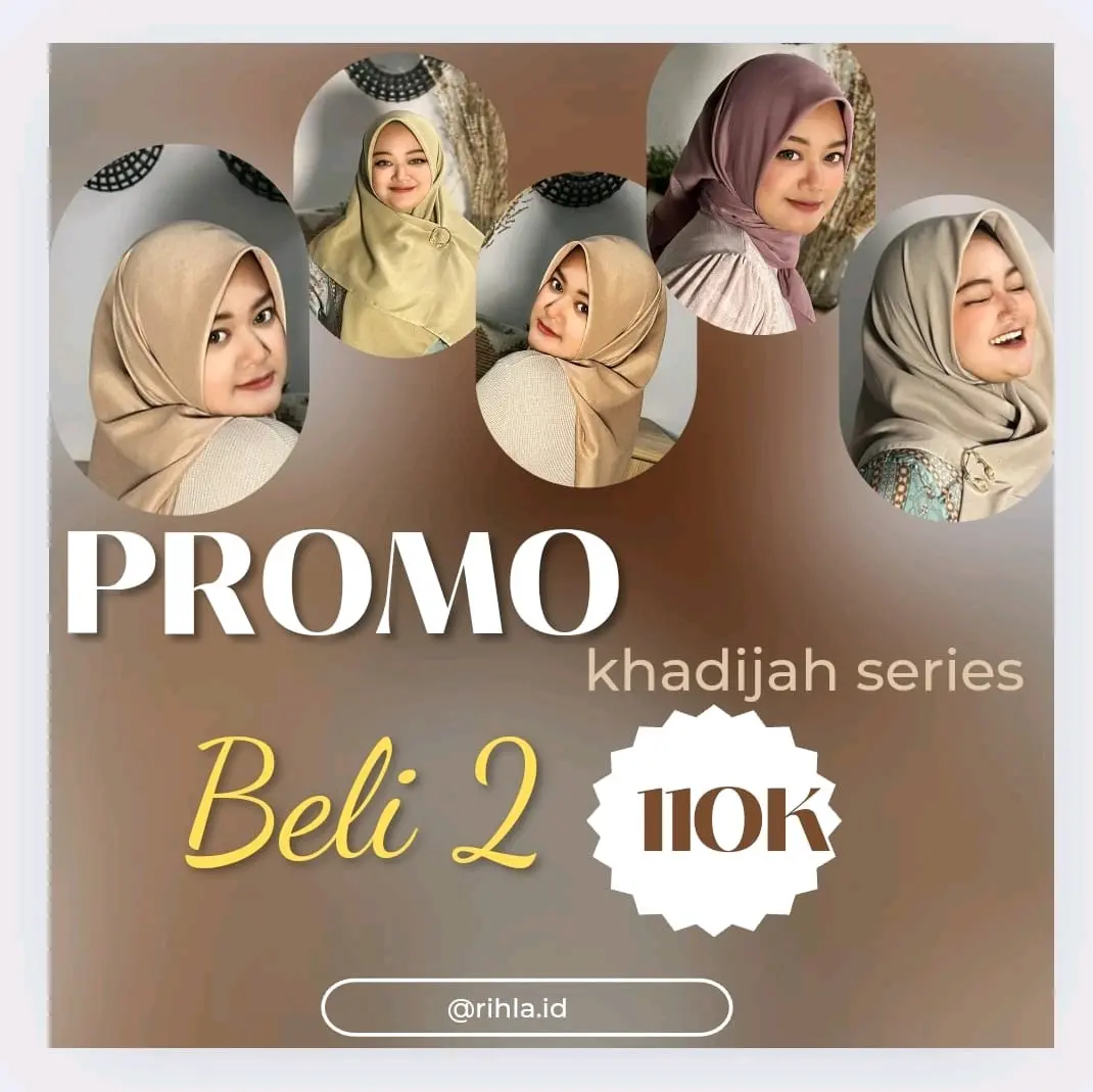 PROMO BELI 2 110K Paris Jepang Premium Khadijah Series by Rihla.id