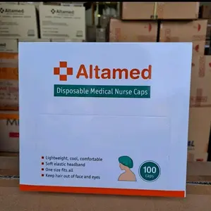 Hairnet penutup kepala nurse cap Altamed 1bx 100pcs