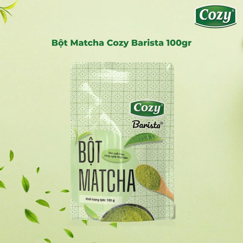 Bột Matcha Cozy 100gr Bột Trà Xanh Pha Matcha Latte Công Nghệ Nghiền Chậm Không Sinh Nhiệt Nhật Bản