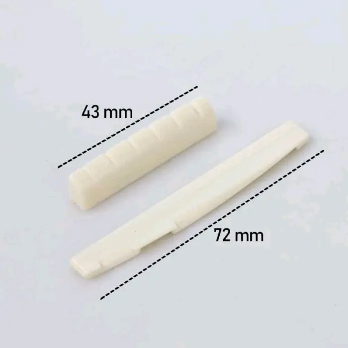 TaffSTUDIO Bridge Pins + Saddle Senar Gitar Akustik - A009 untuk Gitar Akustik 2